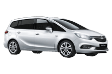 Van Hire Gatwick Airport - Vauxhall Zafira 5 + 2 - Minibus hire Gatwick airport